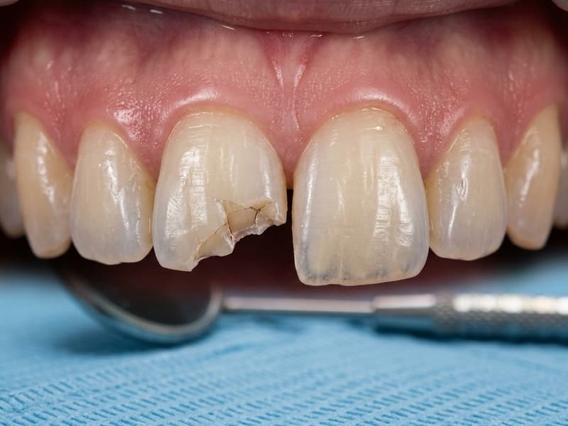 Broken / Chipped Tooth treatment and symptom relief at M S Dental Nest Bengaluru